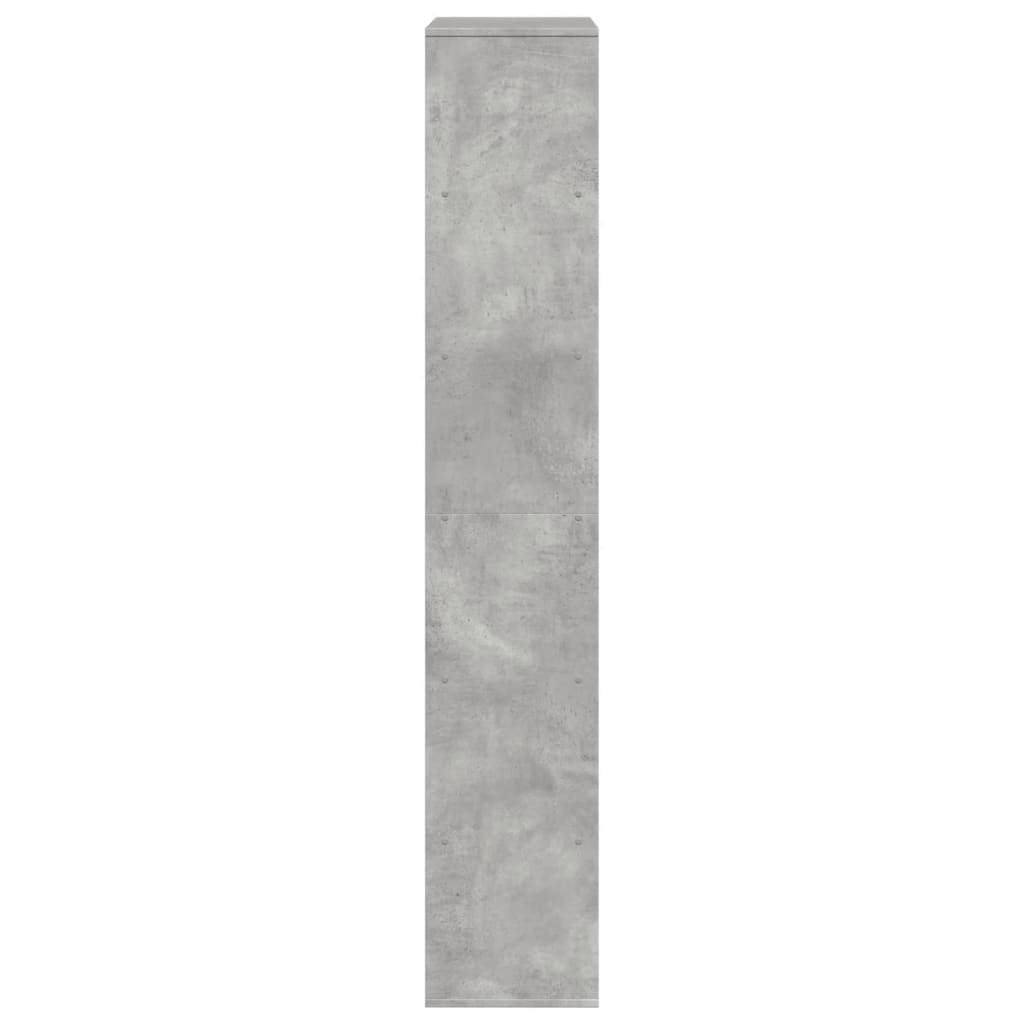 Room divider, concrete grey, 100x33x187.5 cm, engineered wood