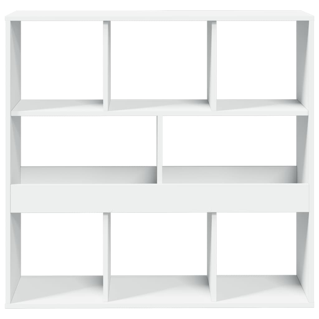 Room divider, white, 100x33x94.5 cm, processed wood