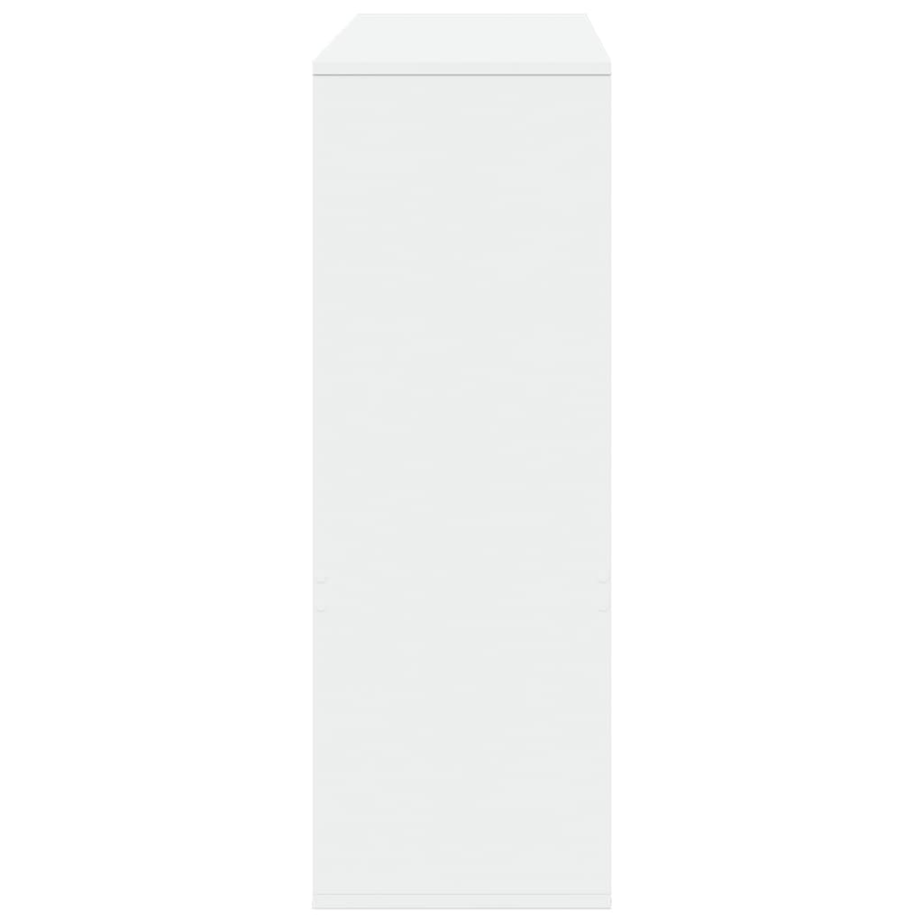 Room divider, white, 100x33x94.5 cm, processed wood