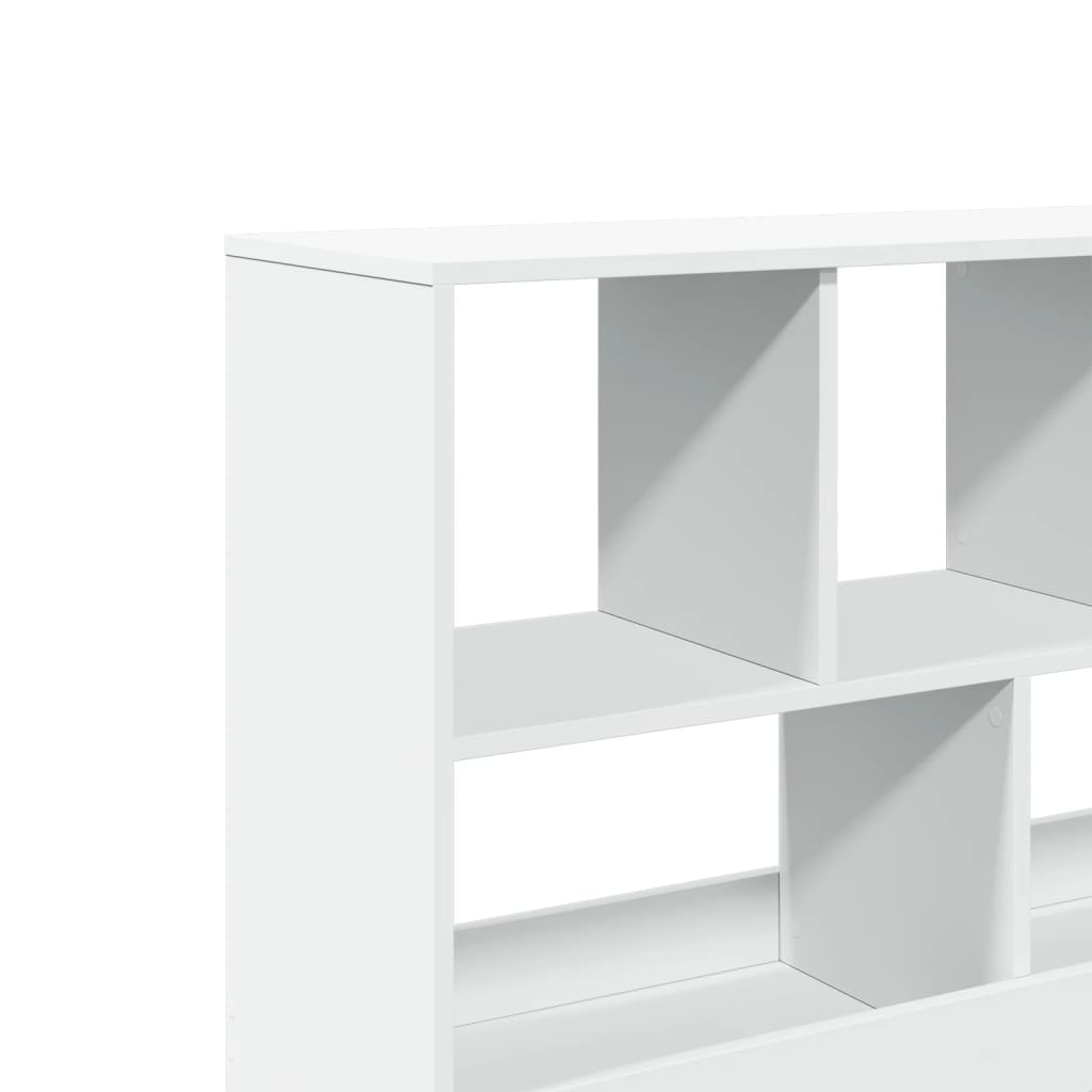 Room divider, white, 100x33x94.5 cm, processed wood