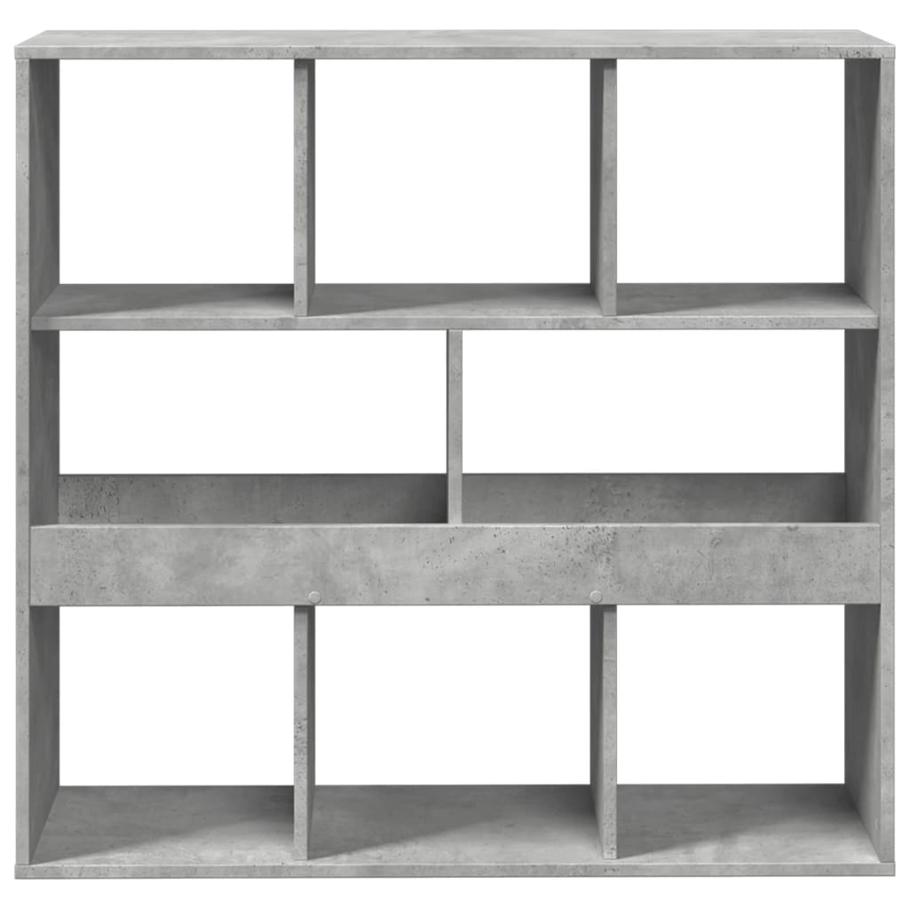 Room divider, concrete grey, 100x33x94.5 cm, engineered wood