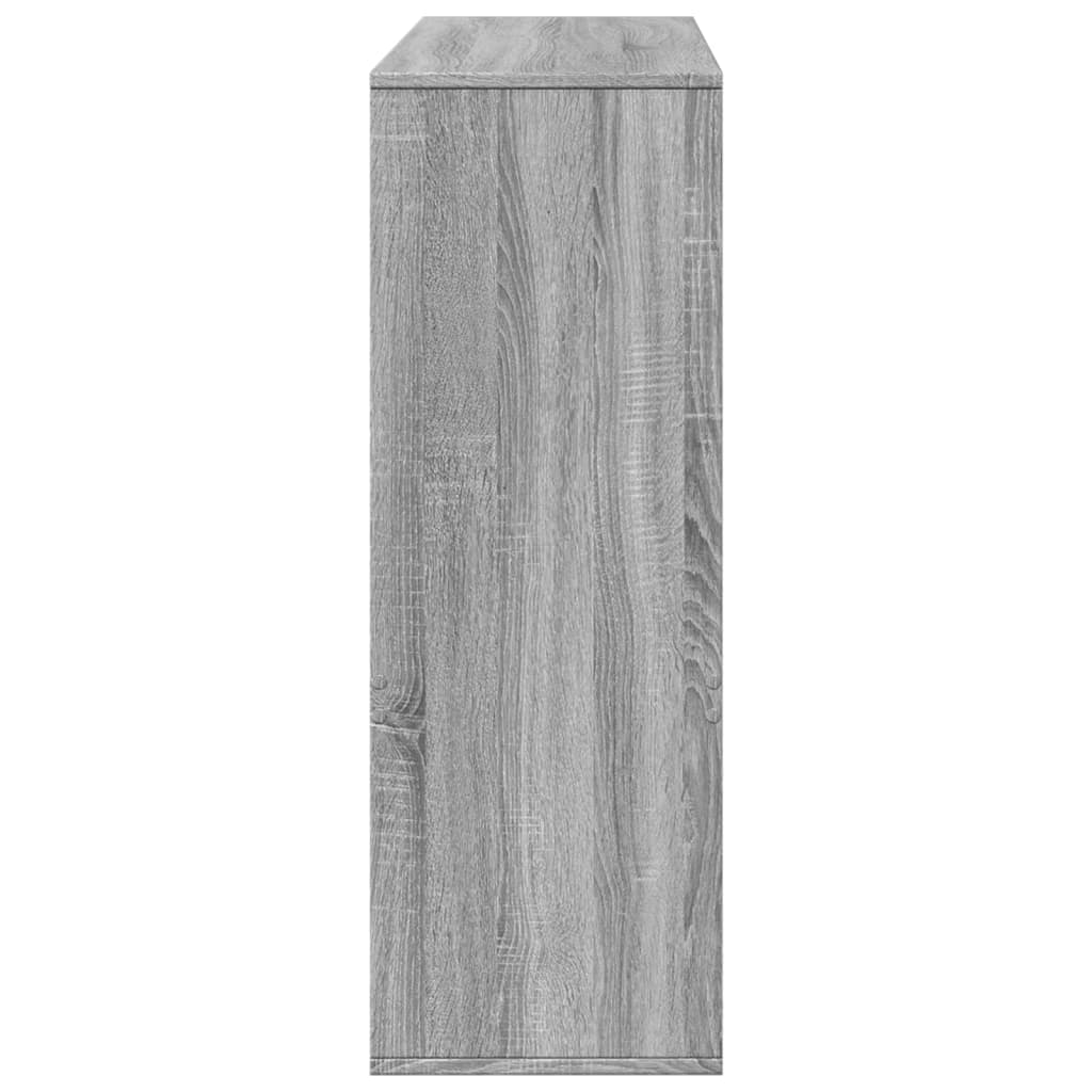 Room divider, sonoma grey, 100x33x94.5 cm, engineered wood