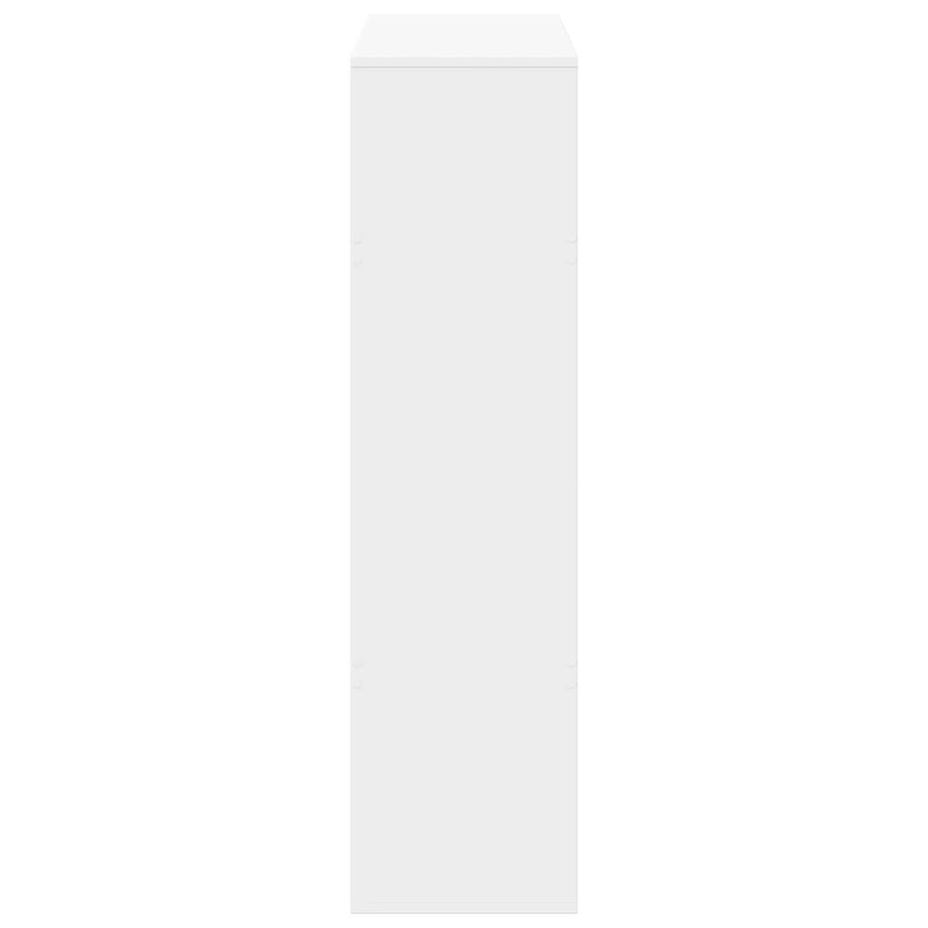 Room divider, white, 100x33x125.5 cm, processed wood