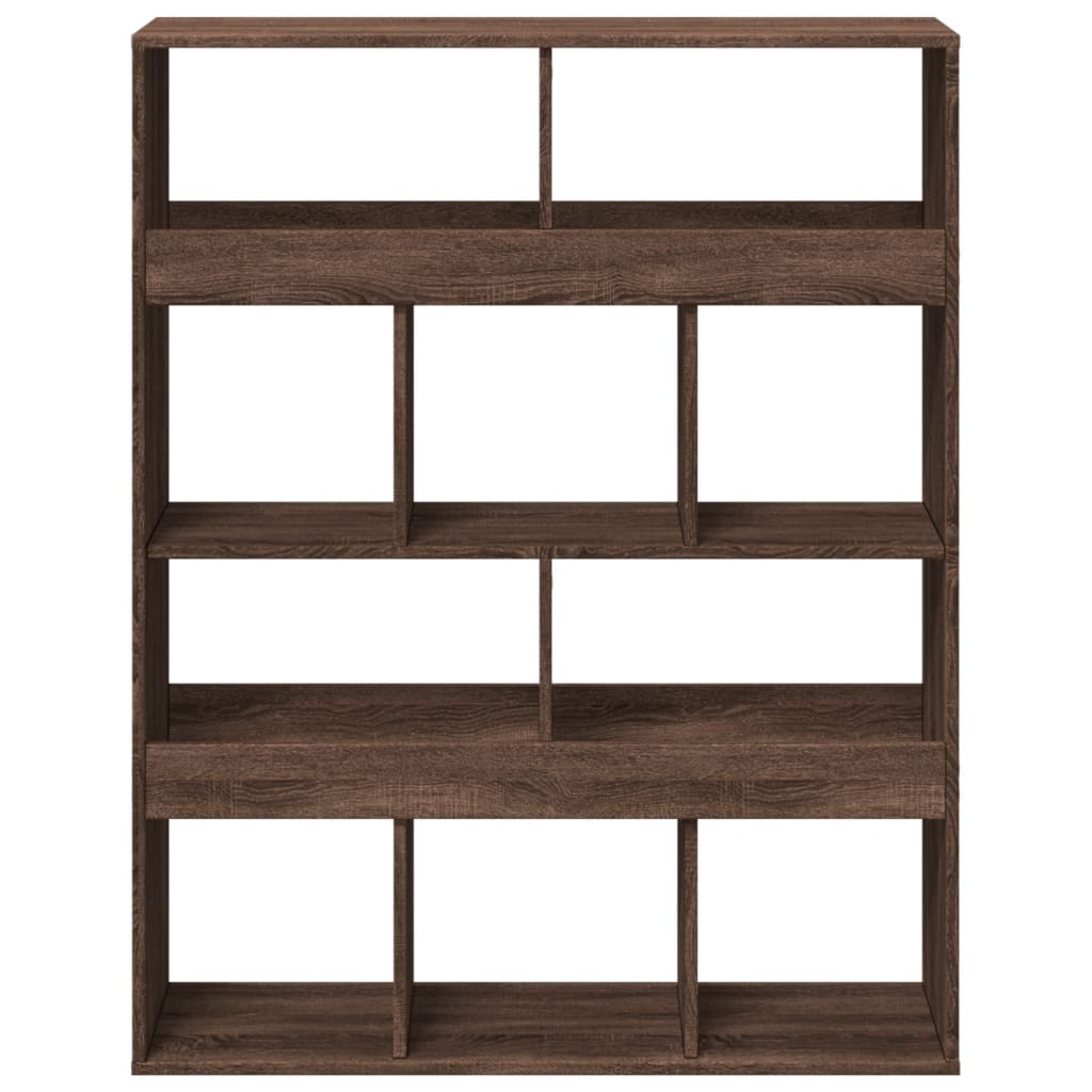 Room divider, brown oak, 100x33x125.5 cm, processed wood