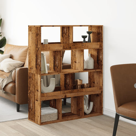 Old wood room divider, 100x33x125.5 cm, processed wood