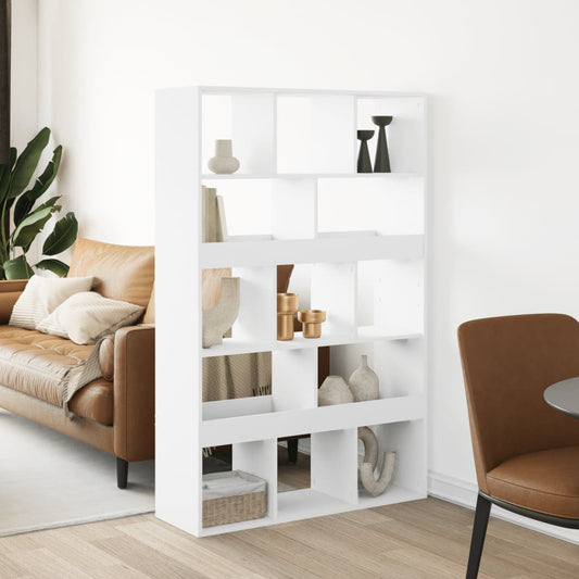 Room divider, white, 100x33x156.5 cm, processed wood