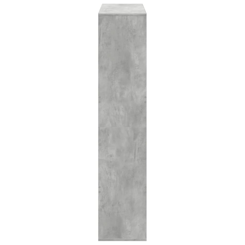 Room divider, concrete grey, 100x33x156.5 cm, engineered wood