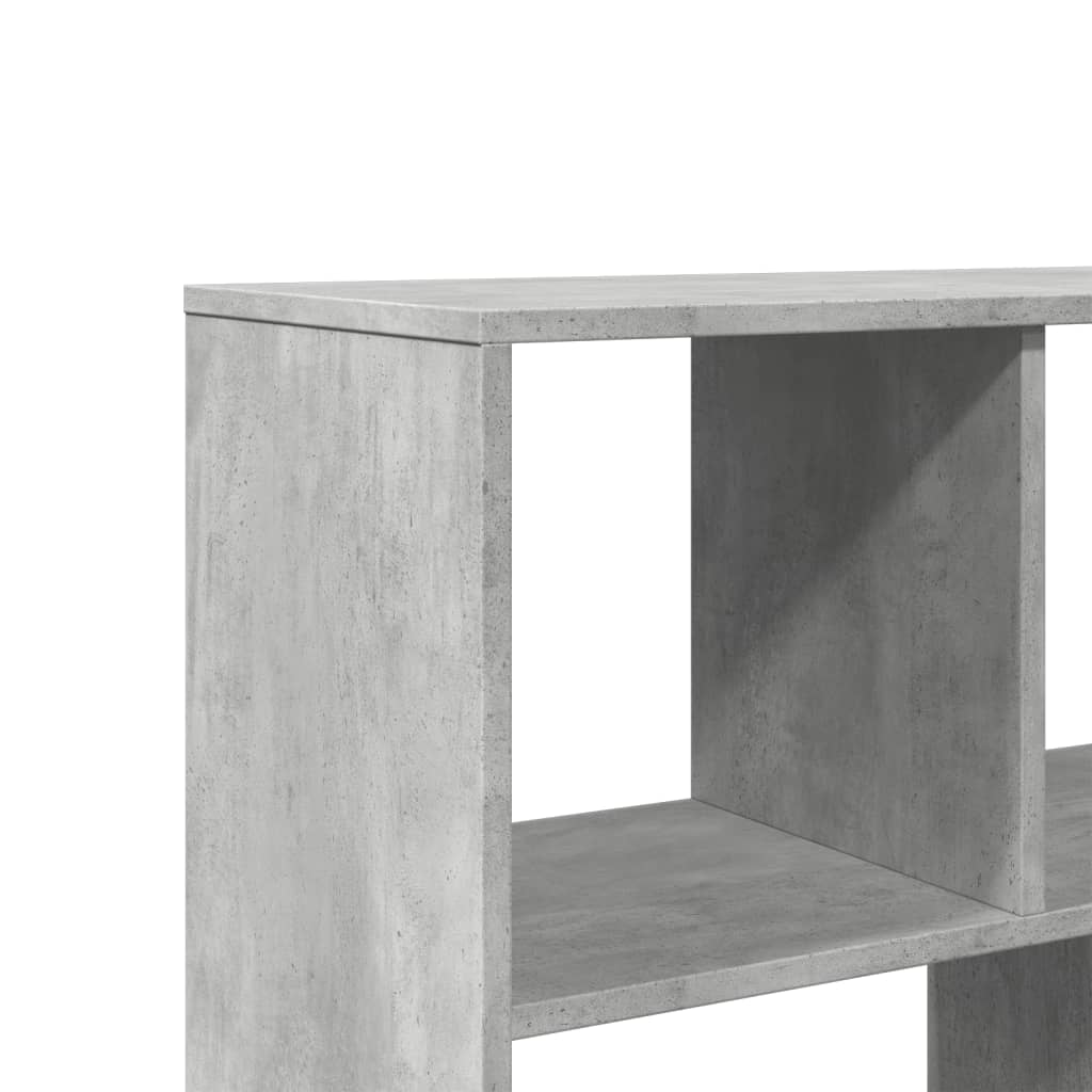 Room divider, concrete grey, 100x33x156.5 cm, engineered wood