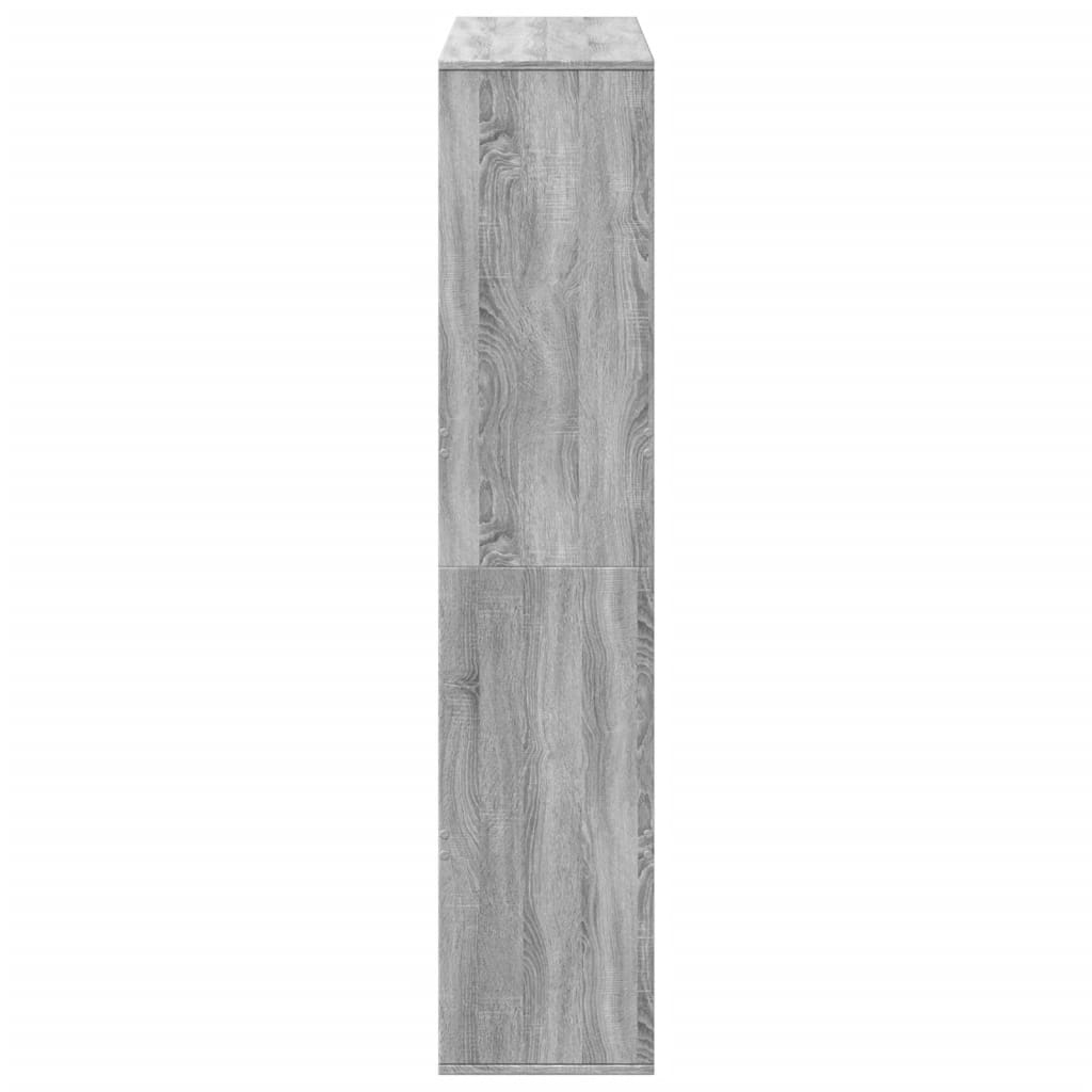 Sonoma gray room divider, 100x33x156.5 cm, engineered wood