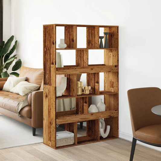 Old wood room divider, 100x33x156.5 cm, processed wood