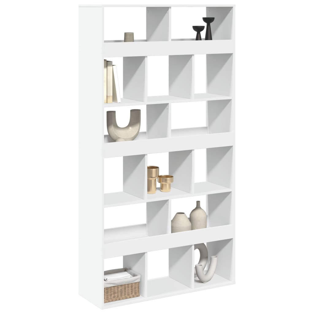 Room divider, white, 100x33x187.5 cm, processed wood