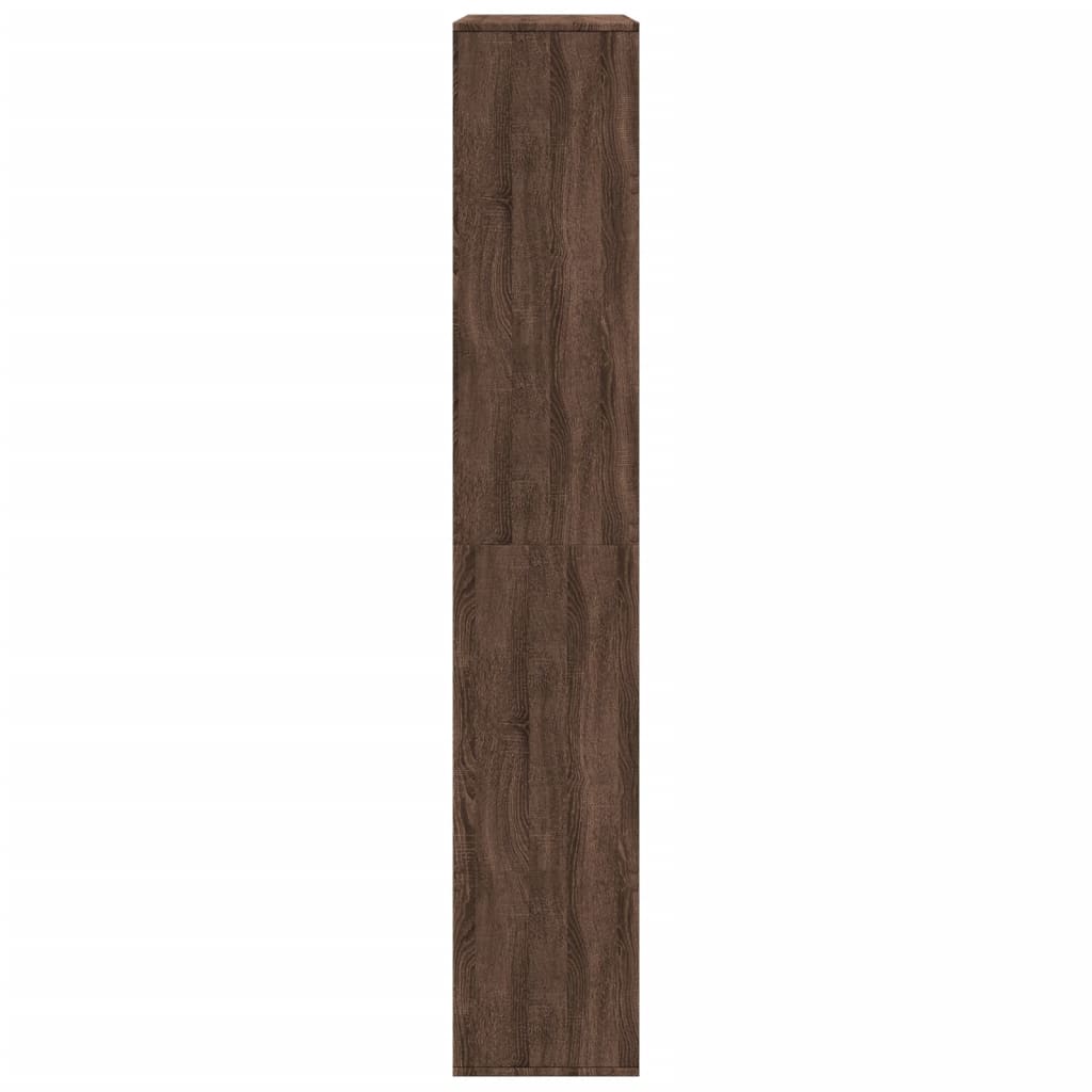 Room divider, brown oak, 100x33x187.5 cm, processed wood