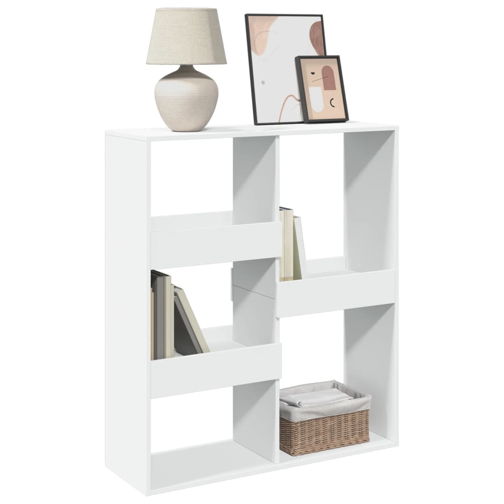 Room divider, white, 100x33x115 cm, processed wood