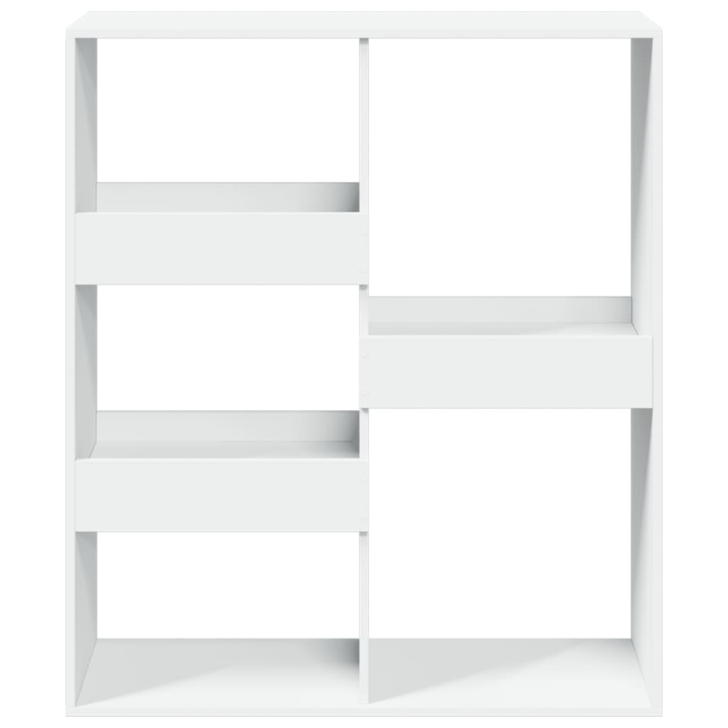 Room divider, white, 100x33x115 cm, processed wood