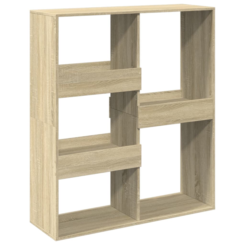 Room divider, sonoma oak, 100x33x155 cm, processed wood