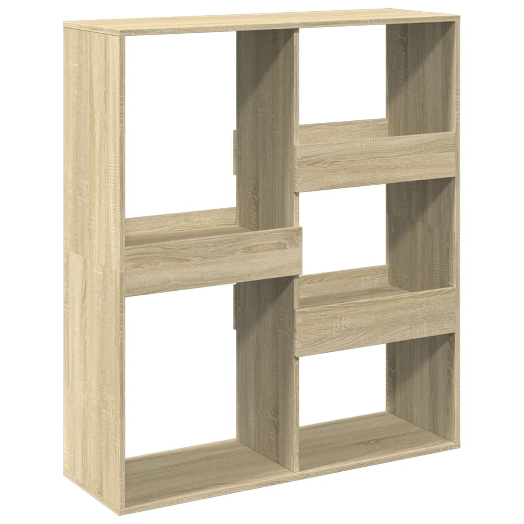 Room divider, sonoma oak, 100x33x155 cm, processed wood