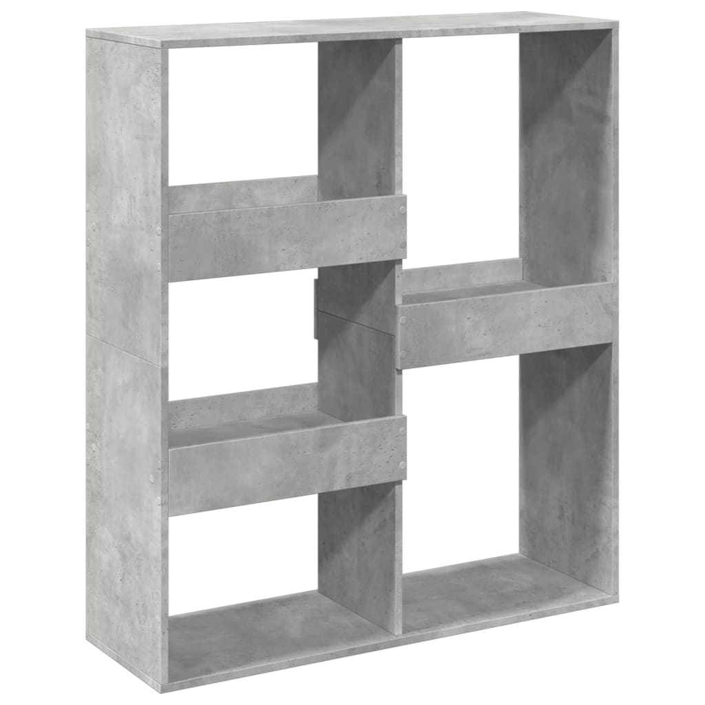 Room divider, concrete grey, 100x33x115 cm, engineered wood