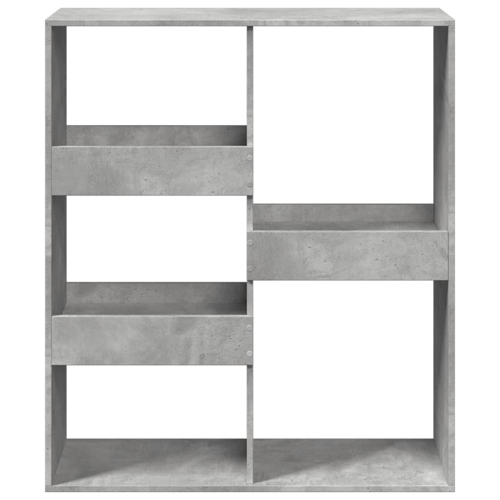 Room divider, concrete grey, 100x33x115 cm, engineered wood