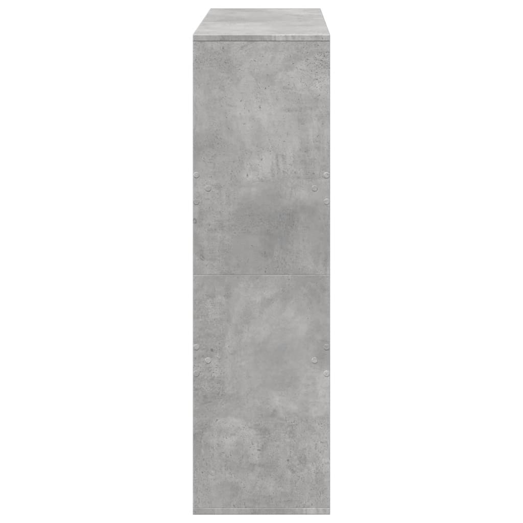 Room divider, concrete grey, 100x33x115 cm, engineered wood