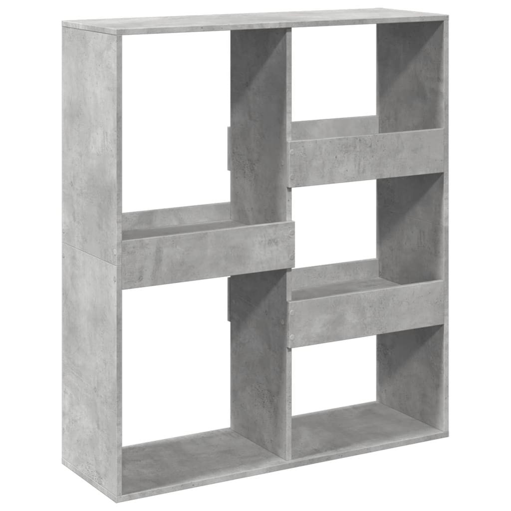 Room divider, concrete grey, 100x33x115 cm, engineered wood