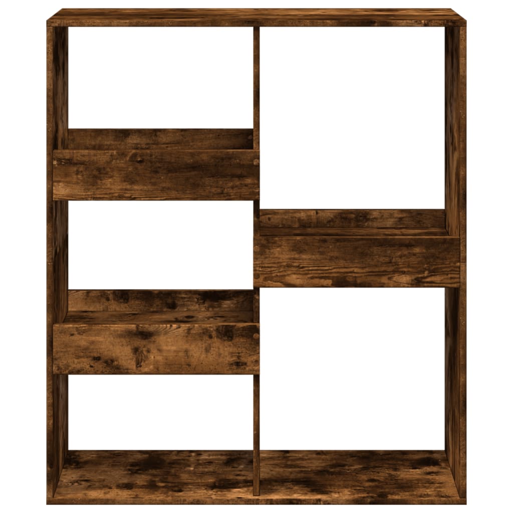 Room divider, smoky oak, 100x33x115 cm, processed wood