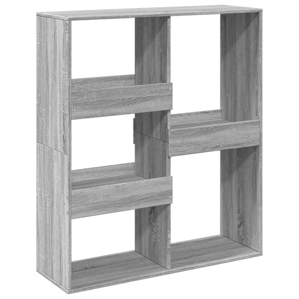 Room divider, sonoma grey, 100x33x115 cm, engineered wood