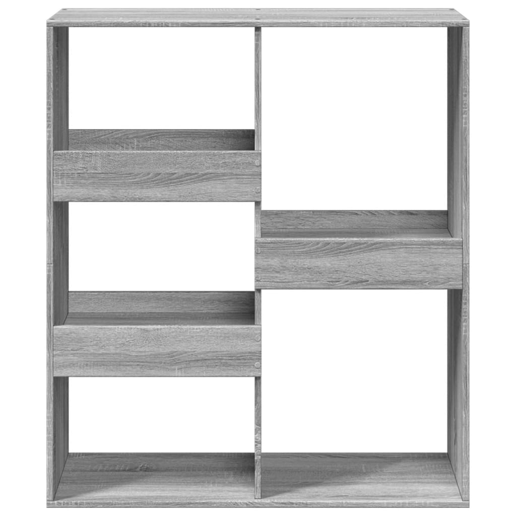 Room divider, sonoma grey, 100x33x115 cm, engineered wood