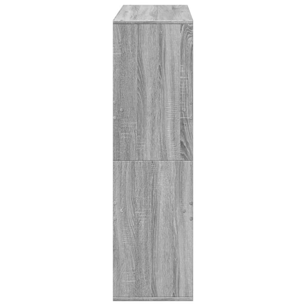 Room divider, sonoma grey, 100x33x115 cm, engineered wood