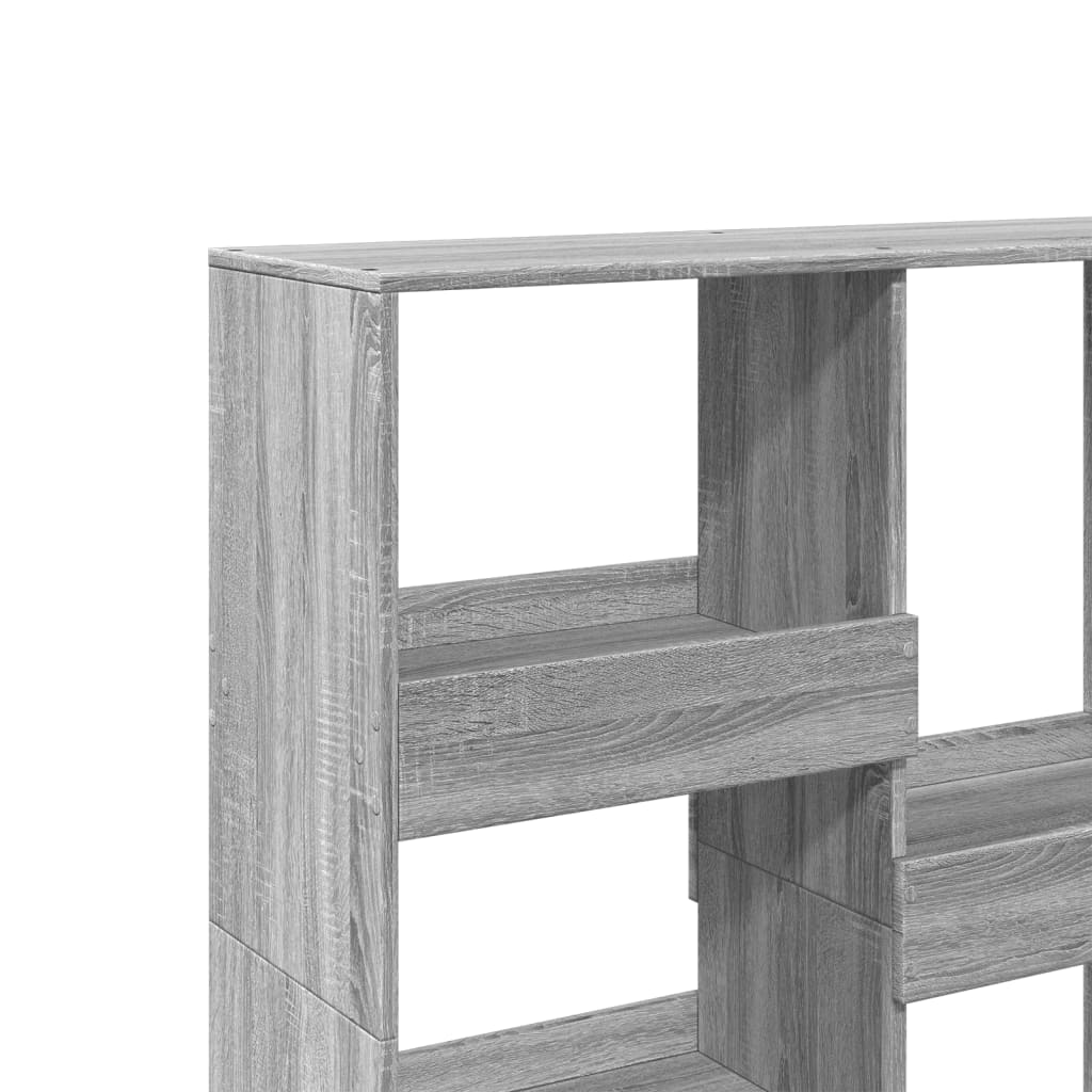 Room divider, sonoma grey, 100x33x115 cm, engineered wood