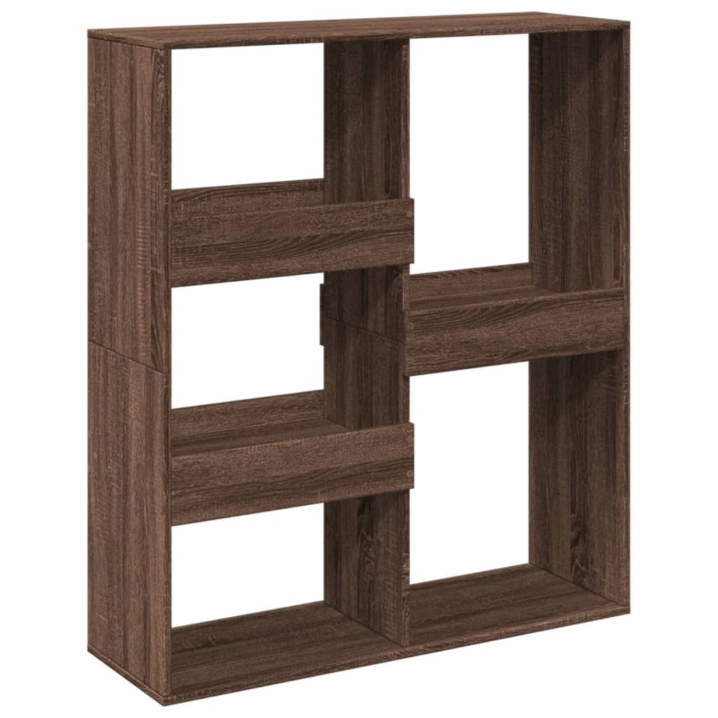 Room divider, brown oak, 100x33x115 cm, processed wood