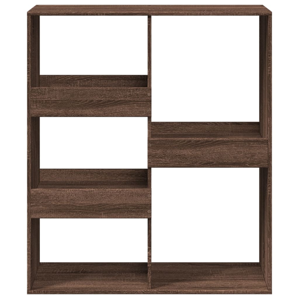 Room divider, brown oak, 100x33x115 cm, processed wood