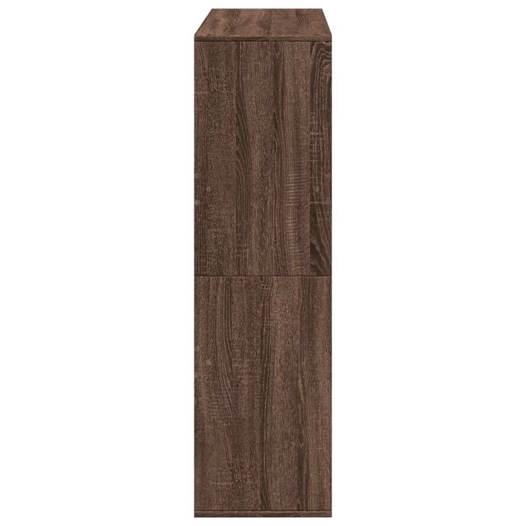 Room divider, brown oak, 100x33x115 cm, processed wood