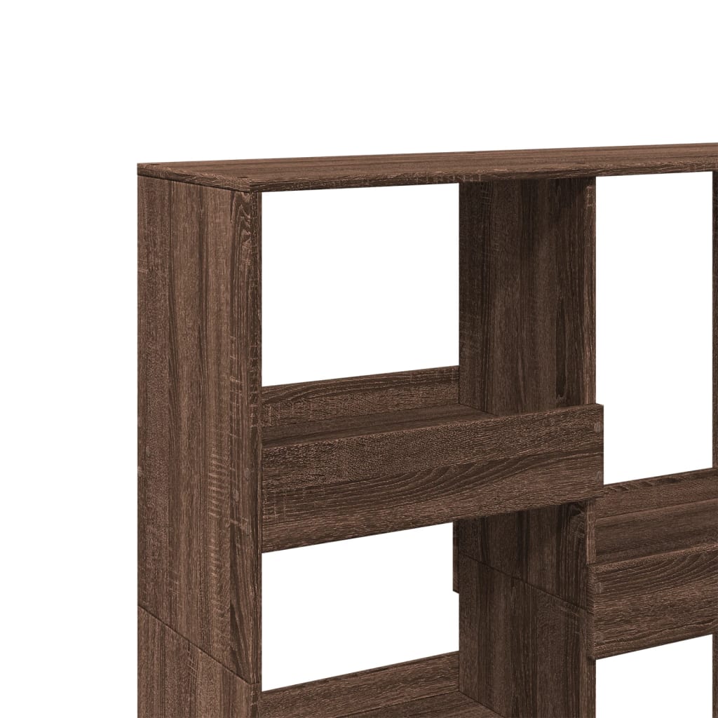 Room divider, brown oak, 100x33x115 cm, processed wood