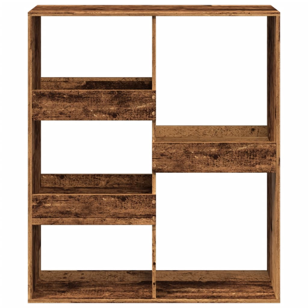 Room divider, old wood, 100x33x115 cm, processed wood