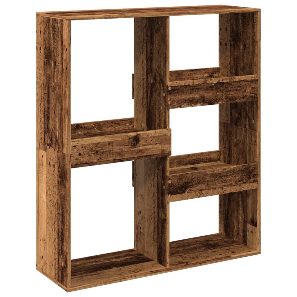 Room divider, old wood, 100x33x115 cm, processed wood