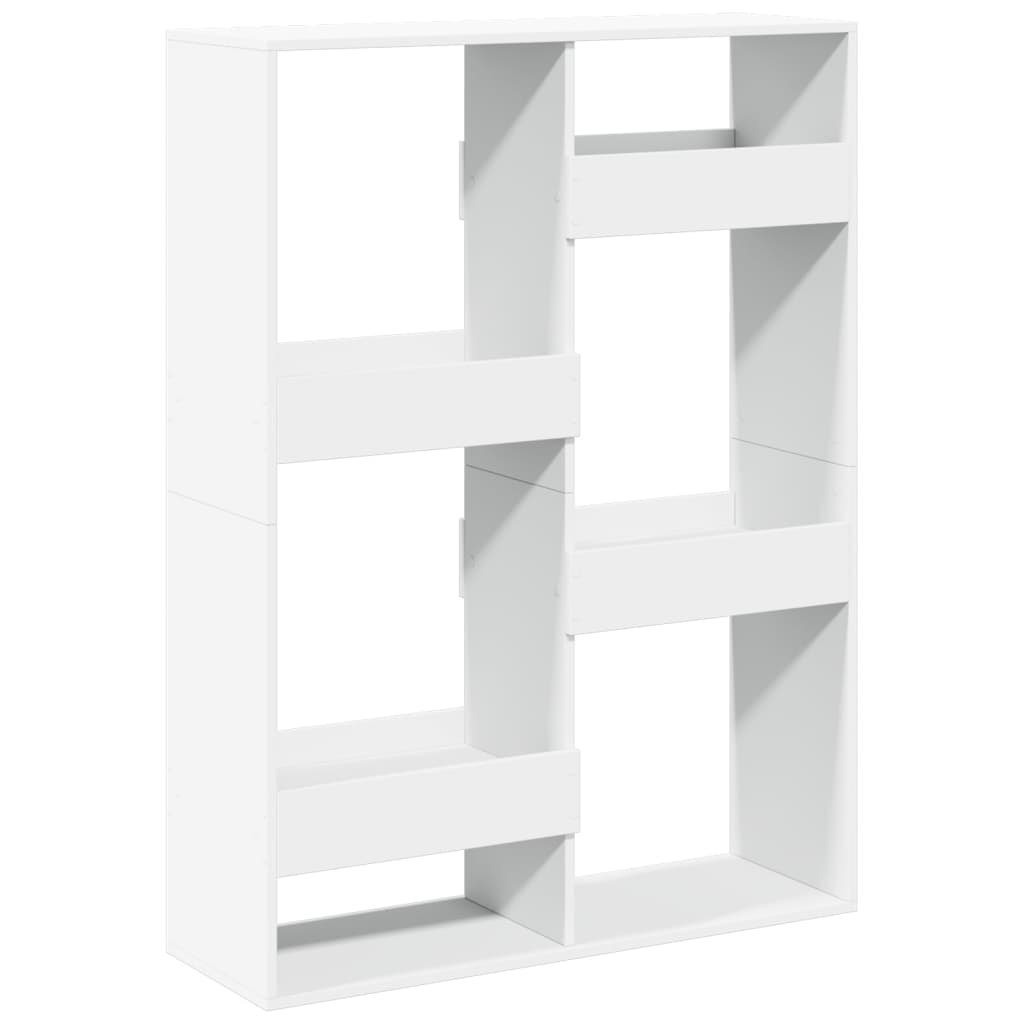 Room divider, white, 100x33x135 cm, processed wood