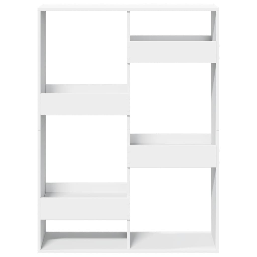 Room divider, white, 100x33x135 cm, processed wood