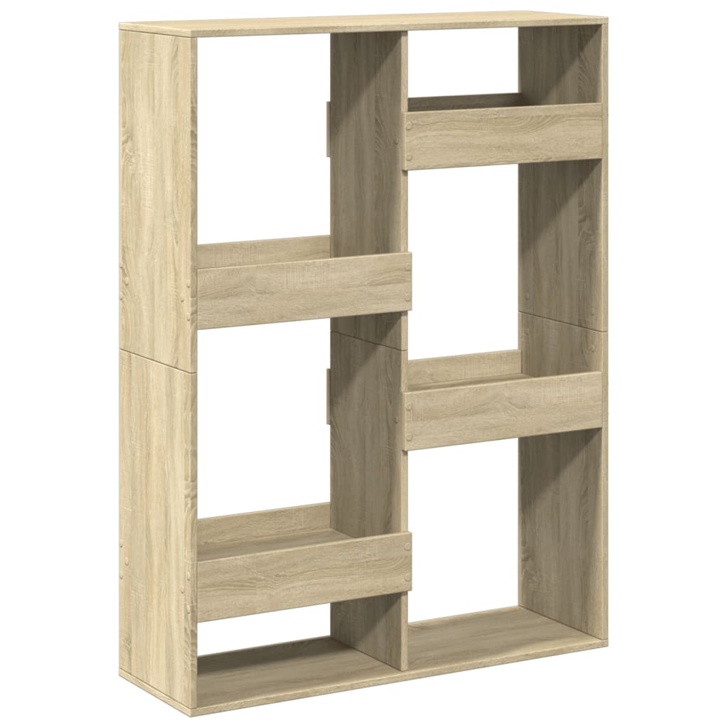 Room divider, sonoma oak, 100x33x135 cm, processed wood