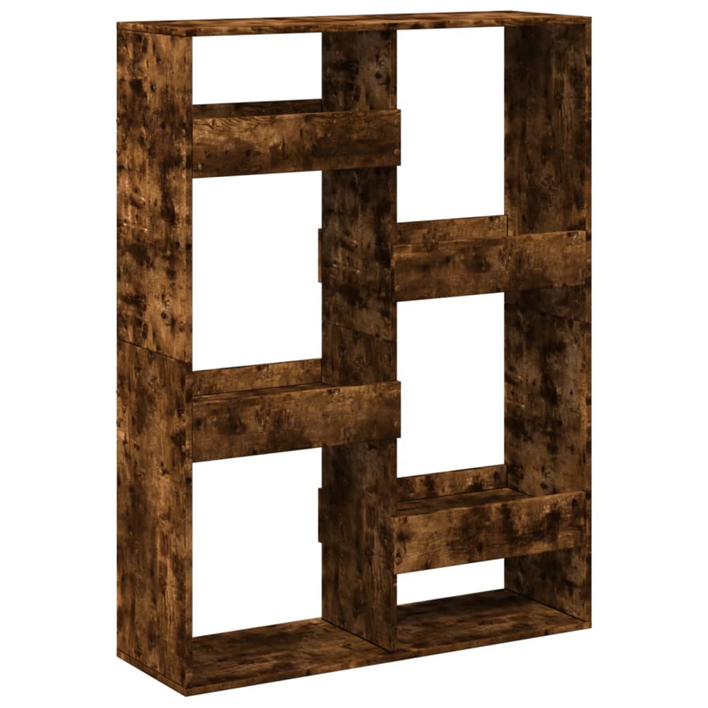 Room divider, smoky oak, 100x33x135 cm, processed wood