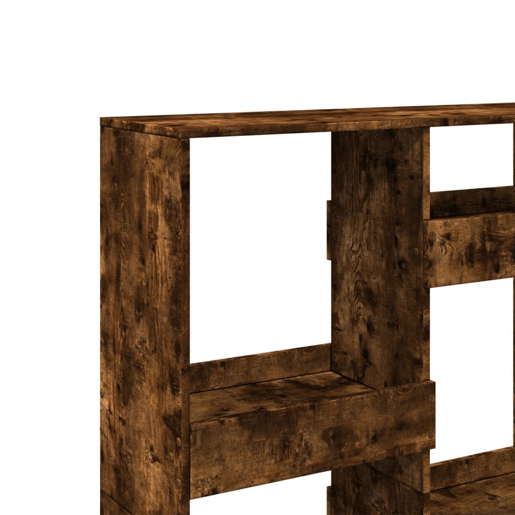 Room divider, smoky oak, 100x33x135 cm, processed wood