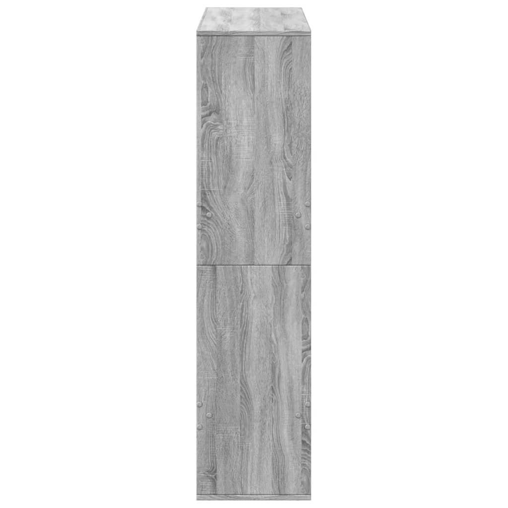 Room divider, sonoma grey, 100x33x135 cm, engineered wood