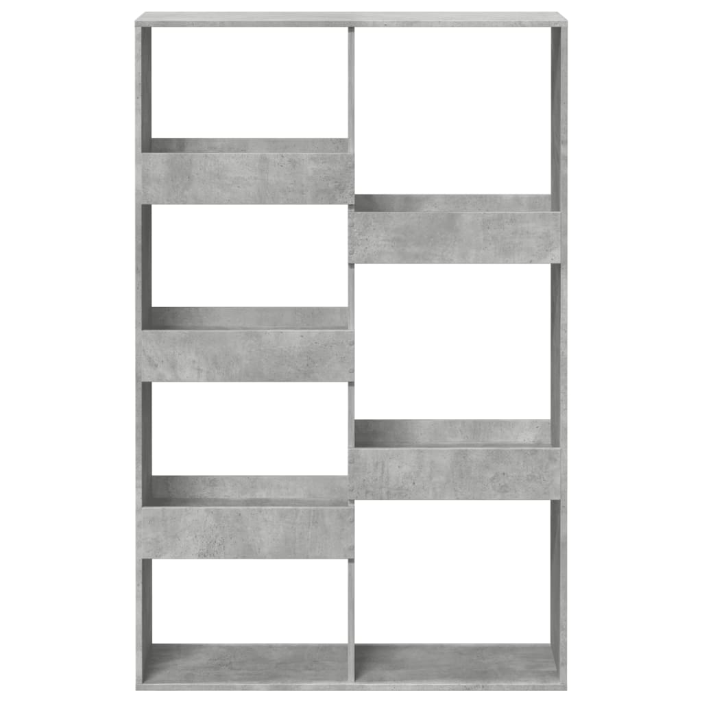 Room divider, concrete grey, 100x33x155.5 cm, engineered wood