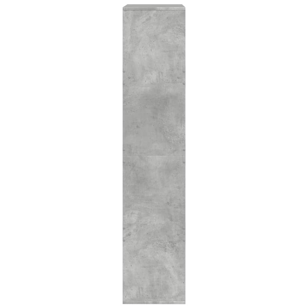 Room divider, concrete grey, 100x33x155.5 cm, engineered wood