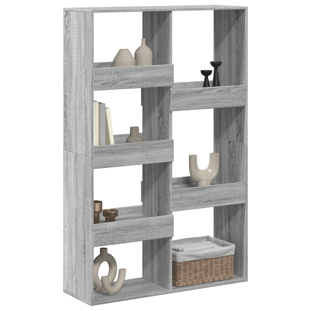 Sonoma gray room divider, 100x33x155.5 cm, engineered wood