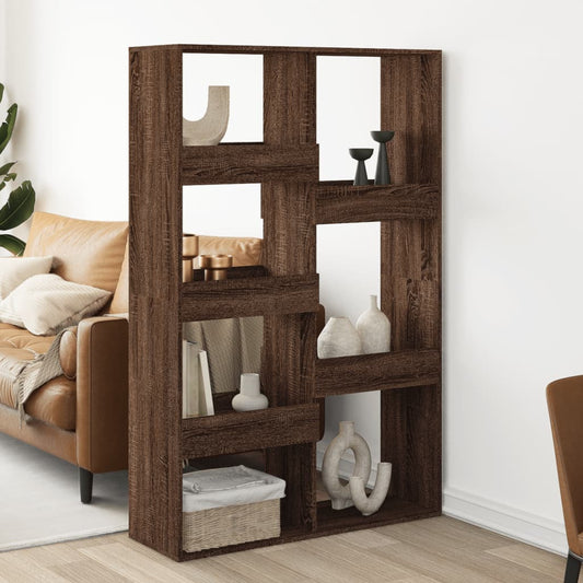 Room divider, brown oak, 100x33x155.5 cm, processed wood