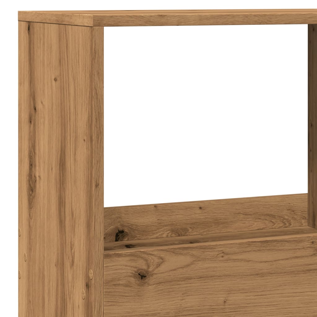 Handcrafted oak room divider 100x33x155.5cm processed wood