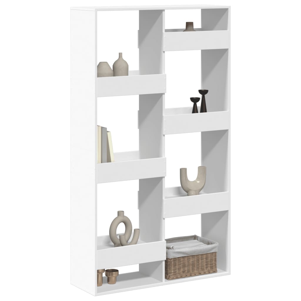 Room divider, white, 100x33x175 cm, processed wood