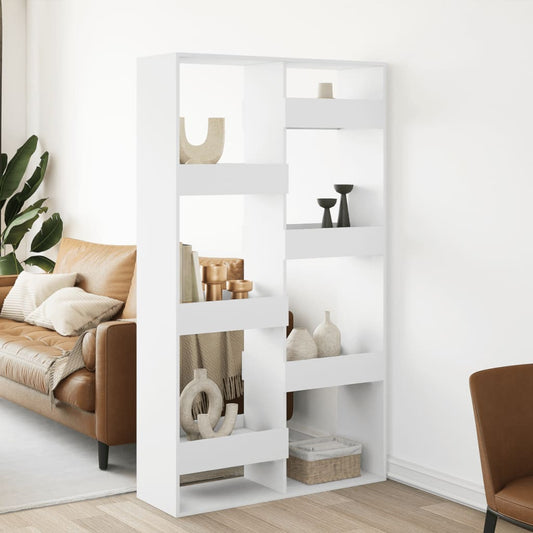 Room divider, white, 100x33x175 cm, processed wood