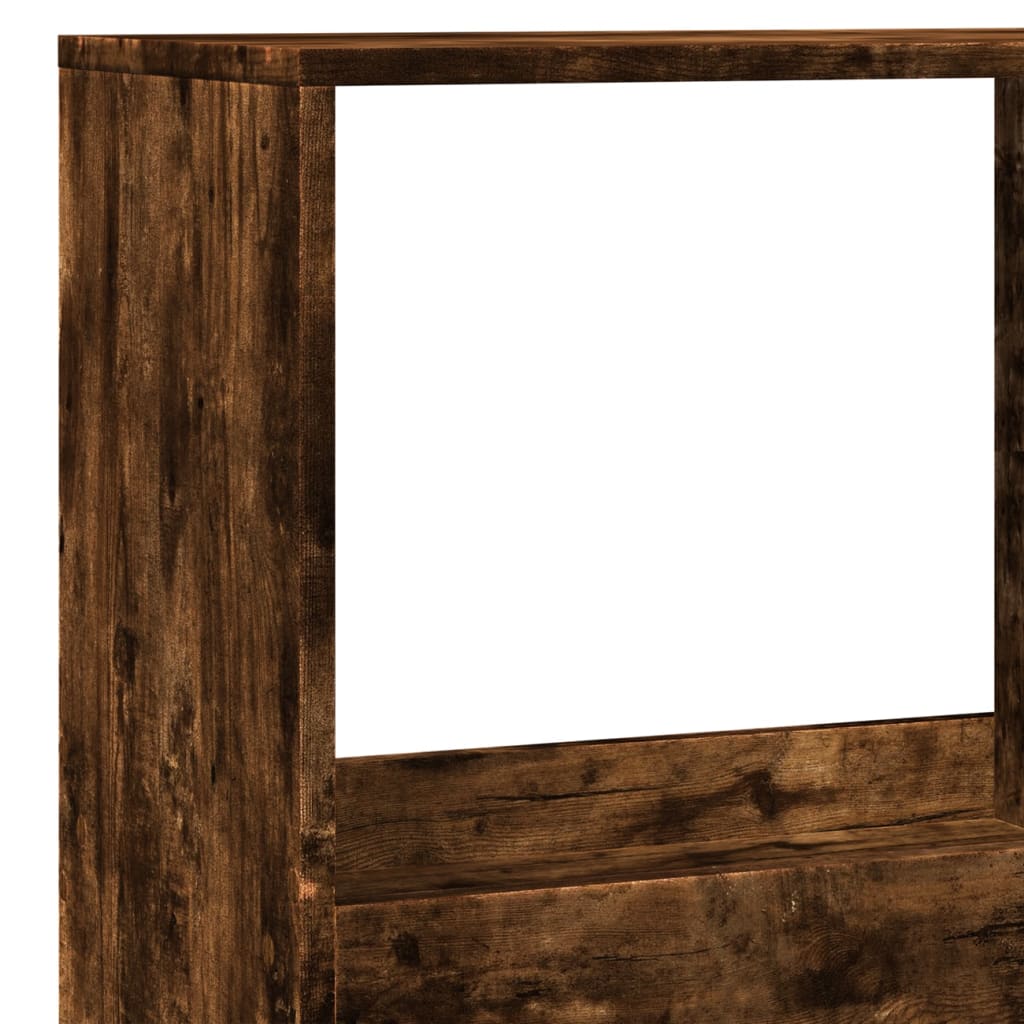 Room divider, smoky oak, 100x33x175 cm, processed wood