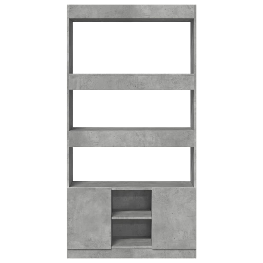 Tall cabinet, concrete grey, 92x33x180 cm, engineered wood